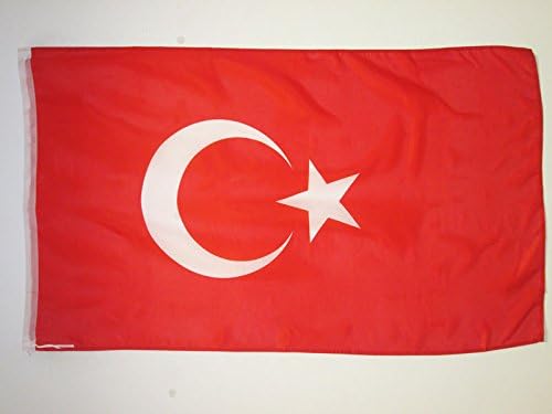 AZ FLAG Turkey Flag 3' x 5' for fans - Turkish flags 90 x 150 cm - Banner 3x5 ft with hole