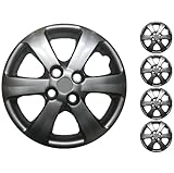 Copri Set of 4 Wheel Cover 14 Inch Silver Hubcap Bolt-On Fits Hyundai