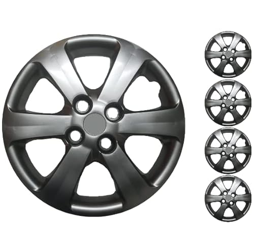 Copri Set Of 4 Wheel Cover 14 Inch Silver Hubcap Bolt-On Fits Hyundai #TOP18