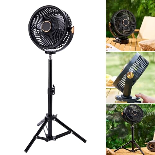 Ventilateur USB rechargeable silencieux pour nuits fraîches avec veilleuse - 3