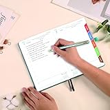 ZXHQ 2026 Diary A5 Page a Day, Jan-Dec, Tree of Life Design, Full Year Daily Planner with Monthly View, UK Holiday, Colorful Tabs, Pen Set and Fine Inner Pocket, 5.9" × 8.5"- Light Brown - Image 7