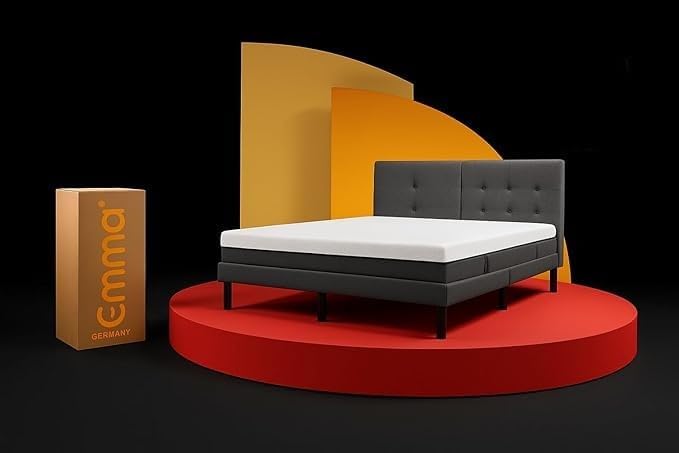 Image of Emma Original| German Tech Orthopedic 8 inch | 15 Year Warranty| Europe's Most Awarded Mattress Tech| Halo Memory Foam(Single, 72x36x8 Inches)