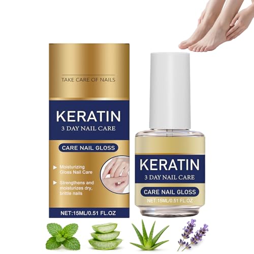 Cheratina 3 giorni siero per la cura delle unghie deboli e danneggiati, siero rinforzante per mani, piedi e dita dei piedi, cura intensiva per unghie fragili e secche (1)