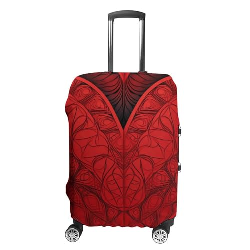 Travel Luggage Cover Elastic Suitcase Cover Heart Shaped Pattern Luggage Covers Luggages Protector Covers for Travel Anti-Scratch Luggages Decorative Cover for Adult S