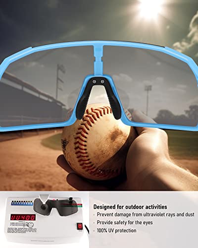 Qonoic Kids Baseball Sunglasses For Youth & Small Face Men Women, Ider For Cycling Running Volleyball Ski Sport #TOP2