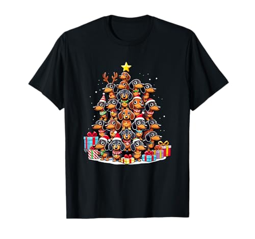 Christmas Tree Dachshund Dachshunds T-Shirt