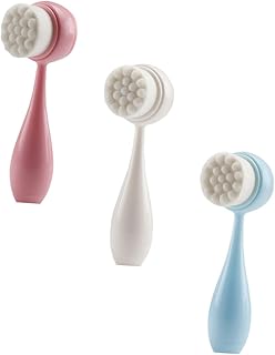 3pcs Facial Cleaning Brush Dual-Sided Manual ...