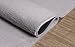 the carpet Relax Moderner Flauschiger Kurzflor Teppich, Anti-Rutsch Unterseite, Waschbar bis 30 Grad, Super Soft, Felloptik, Grau, 80 x 150 cm