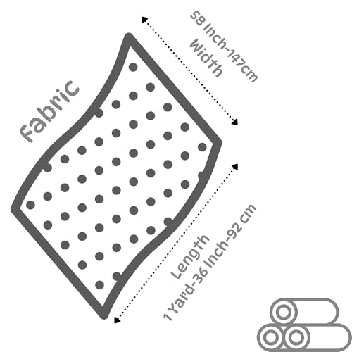 TEXTILORD® Pink Jean Material Softened Pre-Washed Denim Fabric, 100% Cotton,Jean Fabric by The Yard (58-inch Wide)3