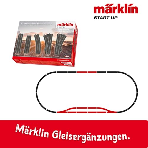 Märklin Start up 24902 - C-Gleis-Ergänzungspackung C2, Modelleisenbahn Spur H0