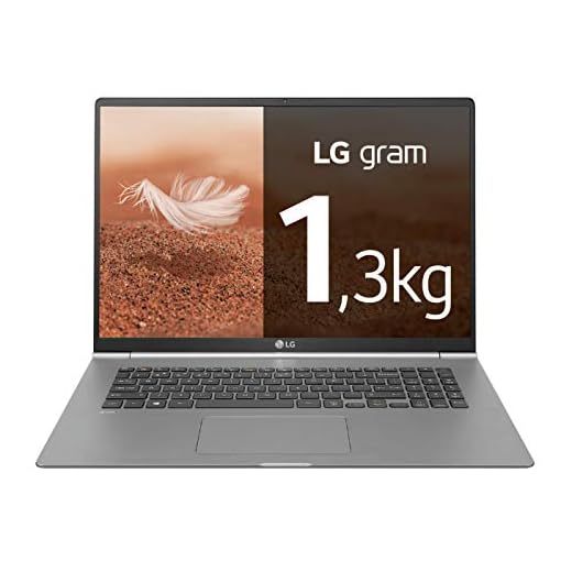 LG gram 17Z990-V - Ordenador portátil ultrafino - 43.18 cm (17") - WQXGA IPS (1.3 kg, autonomía 19.5 h, Intel i7 8ª generación, 8 GB RAM, 512 GB SSD, Windows 10 Home) Plata - Teclado QWERTY Español