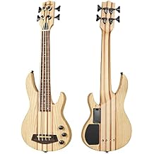 MiNi 4string ukulele electric bass natural color neck-thru style