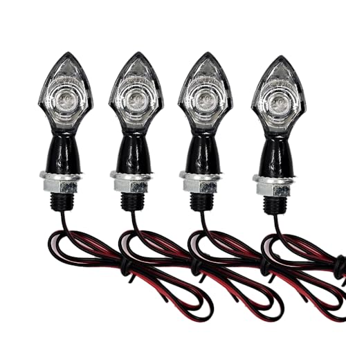 Indicateurs de direction LED moto 12V homologués clignotants flèche