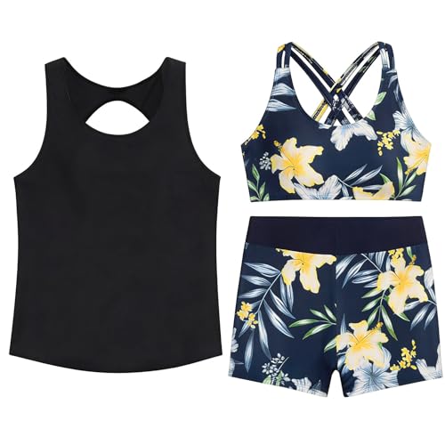 Maillot de bain trois pièces collection taille haute nouvelle - 2