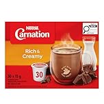 Carnation Hot Chocolate, Rich and Creamy, Keurig K-Cup Compatible Pods, 30x15g (30 Pods)