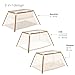 Tutti Bambini CoZee Go 3 in 1 Newborn Bassinet, Travel Cot & Playpen - Scandinavian Walnut/Ecru ((with Waterproof Sheet Included))