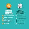 The Woobles Crochet Kit for Beginners - Easy Arts and Crafts Knitting & Crochet Animals Kit As Seen On Shark Tank - Pierre The Penguin #5