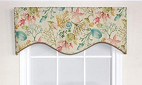 RLF HOME Reef Cherry Stone Cornice Window Dressings Valance