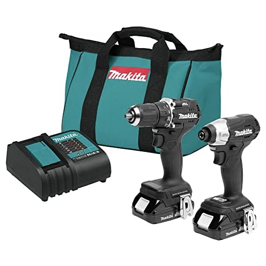 Makita CX203SYB 18V LXT® Lithium-Ion Sub-Compact Brushless Cordless 2-Pc. Combo Kit (1.5Ah)