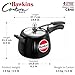 Hawkins 4 Litre Contura Black Pressure Cooker, Hard Anodised Inner Lid Cooker, Handi Cooker, Black (Cb40), 4 Liter