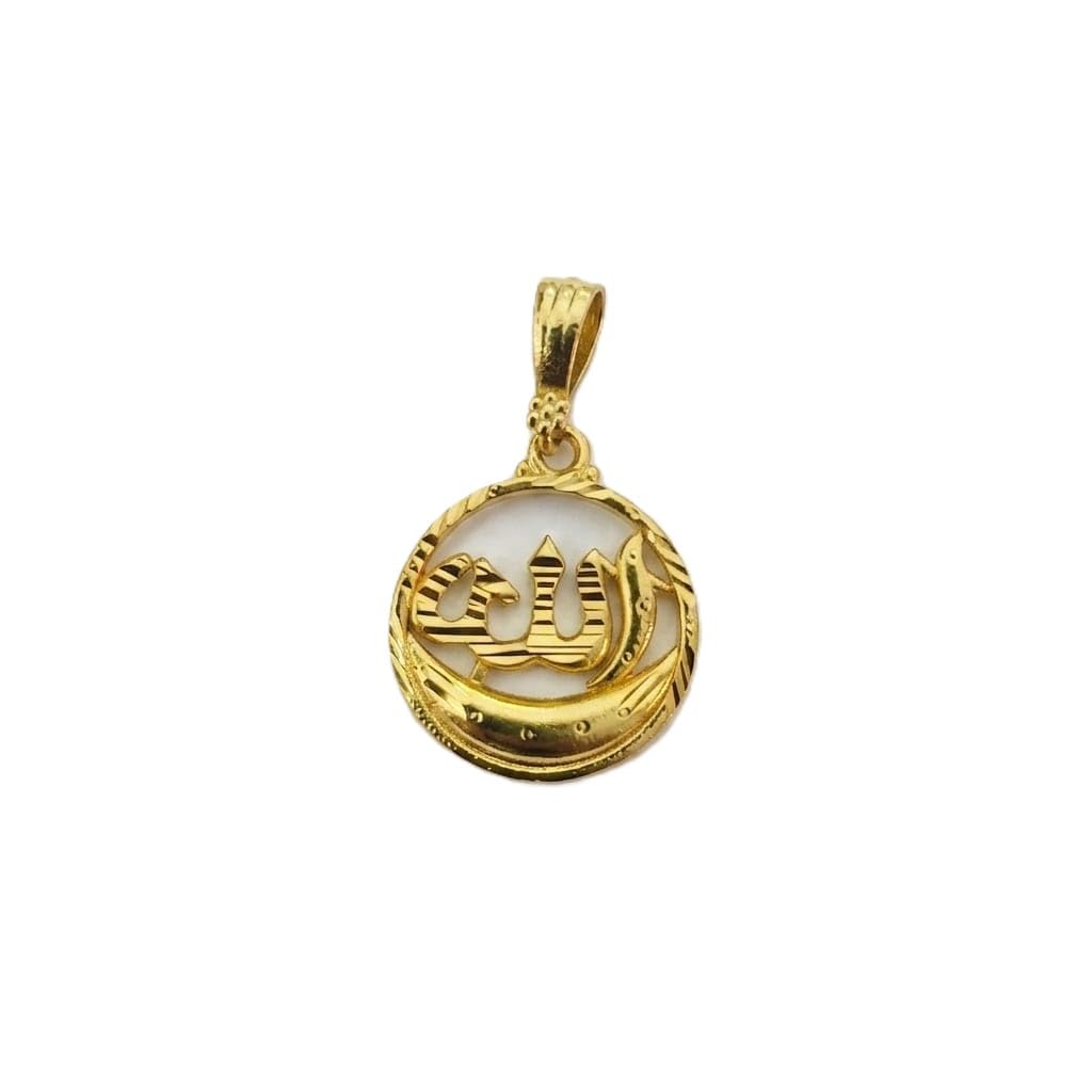Gold Plated Ganesh Pendant for Men, Women, Girls, Boys, and Kids (1, J)-image-4