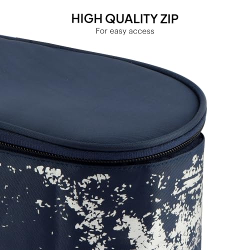 Image of CELLO Gemini Lunch Box Gift Set of 3 Pieces with Bag for Office Use, Blue | 300ml x 2 Steel Round Containers, 500ml x 1 Oval Container with 600 ml Water Bottle, Leak Proof Tiffin Set for School Travel