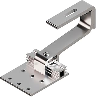 PV Dachhaken - 3-fach verstellbar Aluminium - leicht & flexibel für Schräg- & Steildächer ab 20° - einfache Montage für Dachpfannen & Ziegel - inkl. 0% MwSt.