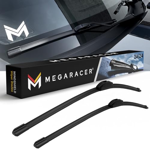 Front Windshield Wipers for my Car | OEM Quality 24 + 24 Inch Windshield Wiper Blades for my Car | Limpiaparabrisas de carro Automotive Replacement Windshield Wiper Blades Set Wipers Blades
