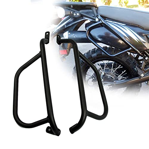 Crash bar pour Kawasaki KLR650 de 1987 à 2023 protections de cadre de moto latérales noires