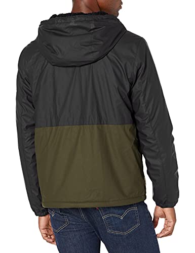 Dockers Men's Sherpa Lined Waterproof Stretch Rain Jacket2