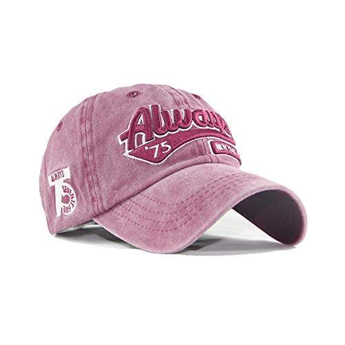 Yutdeng Vintage Gorra de béisbol Bordado New York Bordado Sombrero de Baseball para Hombre Hip-Hop Mode Snapback Ajustable Cap Mujer Sombrero de Deportes al Aire Libre