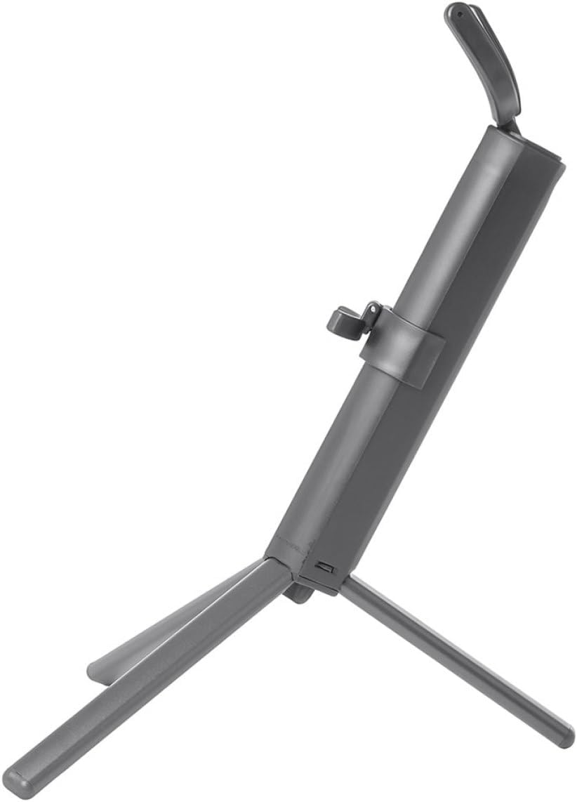 ULTECHNOVO Foldable Tenor Saxophone Stand Non-skid Desktop Saxophone Rack with Black Blue Box for Music Performance and Practice