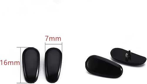 Miniatura 6 de BEHLINE - Almohadillas para la nariz para lentes de sol, repuesto con clip, pieza de nariz, almohadillas suaves para puente nasal, protectores de