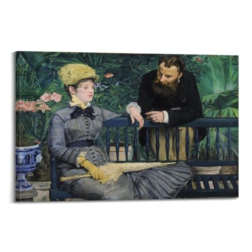Affiche Edouard Manet The In The Conservatory impression haut de gamme