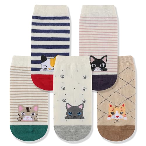 Funny Animal Socks for Women - Cute Dog and Cat Socks, Colorful Novelty Funny Socks for Animal Lover