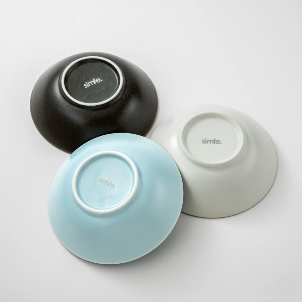 Tableware Set, 6 Pieces, 9.1 inches (23 cm), Plate, 6.3 inches (16 cm), 5.5 inches (14 cm), Bowl, Free Bowl, Bowl (Produced in Mino District, Gifu Prefecture, Made in Japan)