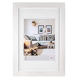 walther design nizza cornici foto, legno, bianco, 40 x 50 cm