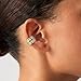 MEVECCO Ear Cuff Non Piercing 18K Gold Plated Dainty Ear Cuff Earring Stacks Cartilage Clip On Wrap Huggie multicolor Fake Piercings Open Hoops Jewelry Gifts for Women