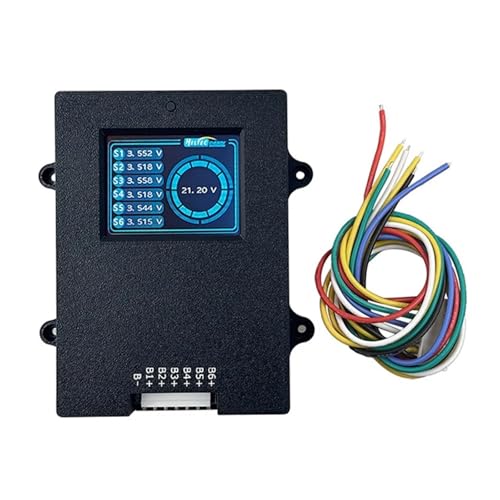 Balanceador activo de 5A para baterías LTO con ecualizador TFT y transferencia de energía