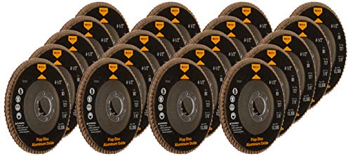 20 Angle Grinder Flap Discs 4-1/2