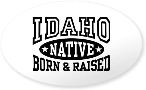 CafePress Idaho Native Oval Bumper Sticker Car Decal