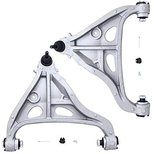 Image of Detroit Axle - 4WD Front 9pc Rack & Pinion Kit for 05-08 Ford F-150 Lincoln Mark LT, Rack and Pinion Control Arms w /Ball Joint Outer Tie Rods Sway Bars 2005 2006 2007 2008 Replacement