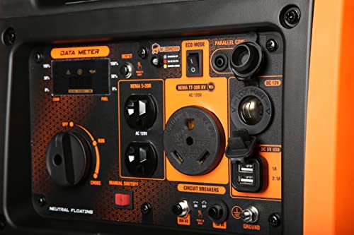 WEN 56450iX Dual Super Quiet 4500-Watt RV-Ready Portable Inverter Generator with Fuel Shut-Off and CO Watchdog Black - Image 4