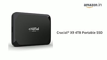 Crucial® X9 4TB Portable SSD : Amazon.in: Electronics