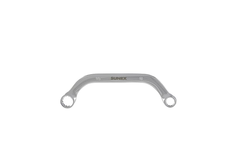 Chave Estrela Meia-Lua Dupla 8 mm x 10 mm Sunex Tools 993501M com Acabamento Polido