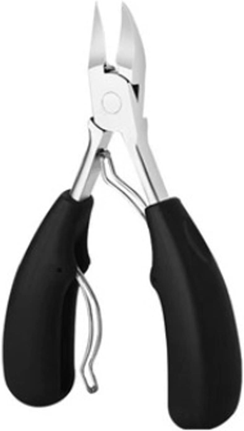 Thick & Ingrown Toenail Clippers for Seniors, Nail Clippers for Adult Pedicure Toenail Cutter with Stainless Steel Sharp Blade Sharp Blade Grooming Tool (Color : B, Size : 12.8cm)