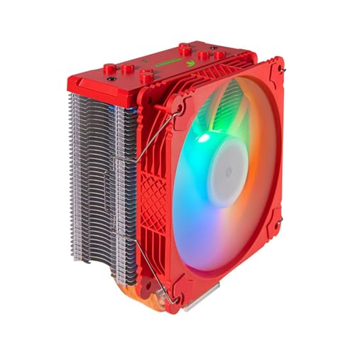 Tubo de calor cobrizo en ventilador de CPU 12cm para una refrigeración silenciosa