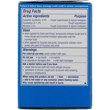 Vicks Vaporub Topical Cough Suppressant Ointment (Pack Of 3) (3.53 Oz (Pack Of 3)) #TOP6