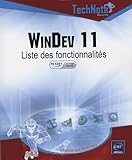  WinDev 11: Liste des fonctionnalités