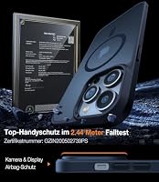 TORRAS für iPhone 14 Pro Max Hülle für MagSafe Nr.1 Magnetstärke＋Militärschutz Handyhülle iPhone 14 Pro Max Case Softtouch Stoßfest Kratzfest Matt Schwarz – Ansicht 2